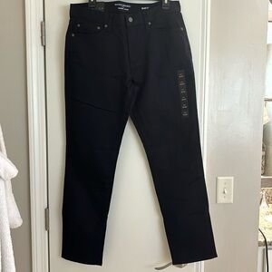 BANANA REPUBLIC MEN'S SIZE 32x30 BLACK PANTS TRAVELER